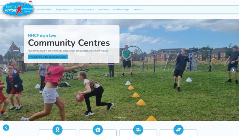 NHCF website screenshot